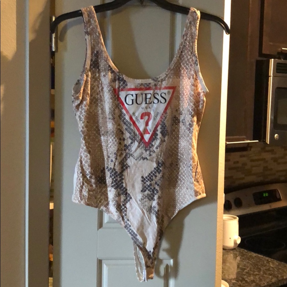 Guess Snake Skin Body Suit - XL